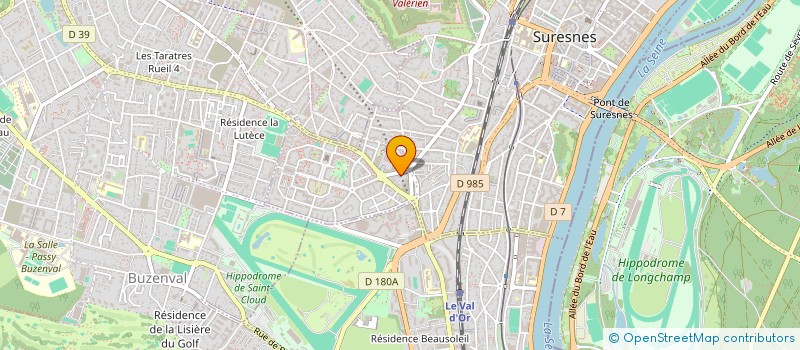 localisation de l'entreprise SCI CHRISTAUDA à SURESNES