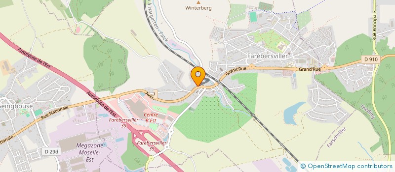 localisation de l'entreprise SCI CHRISTAUR  FAREBERSVILLER