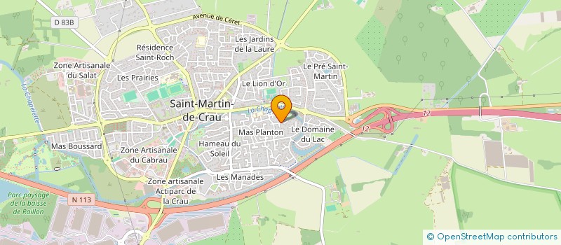 localisation de l'entreprise SCI CHRISTEFLO à SAINT-MARTIN-DE-CRAU
