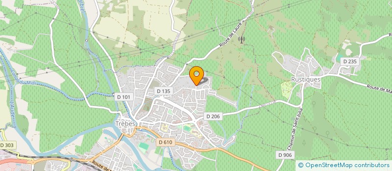 localisation de l'entreprise SCI CHRISTEL  TREBES