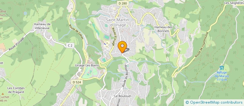 localisation de l'entreprise SCI CHRISTEL à GRENOBLE