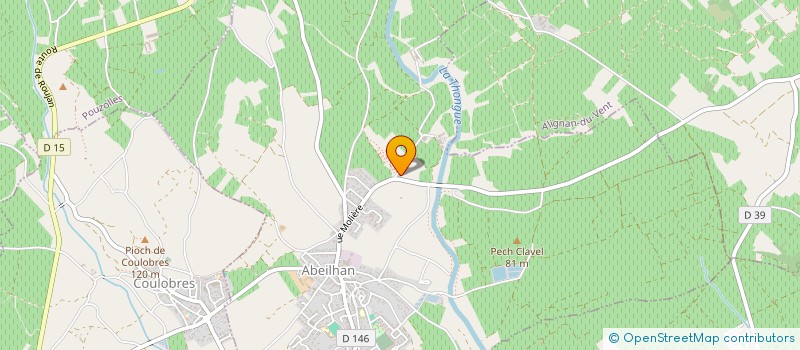 localisation de l'entreprise SCI CHRISTEL  SERVIAN