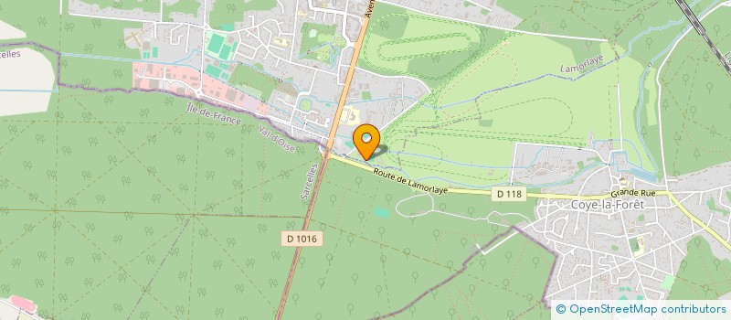 localisation de l'entreprise SCI CHRISTELLE  LAMORLAYE