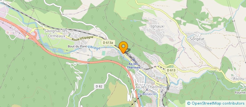 localisation de l'entreprise SCI CHRISTELLE à SAVIGNAC-LES-ORMEAUX