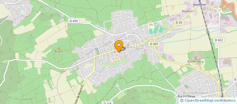 localisation de l'entreprise SCI CHRISTELLE  ROSHEIM