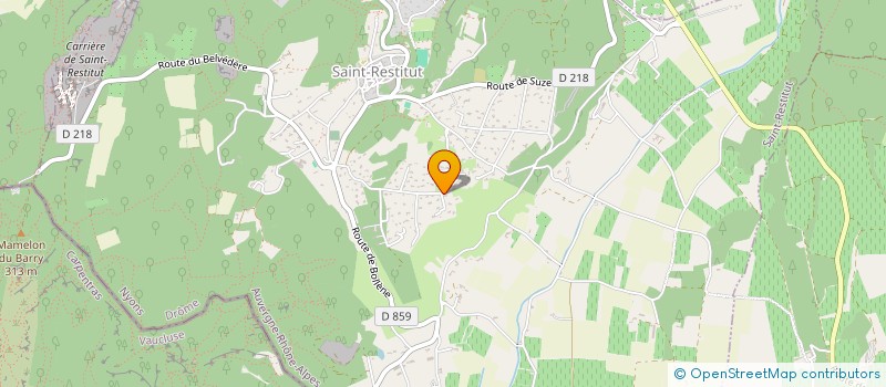 localisation de l'entreprise SCI CHRISTEMI  SAINT-RESTITUT