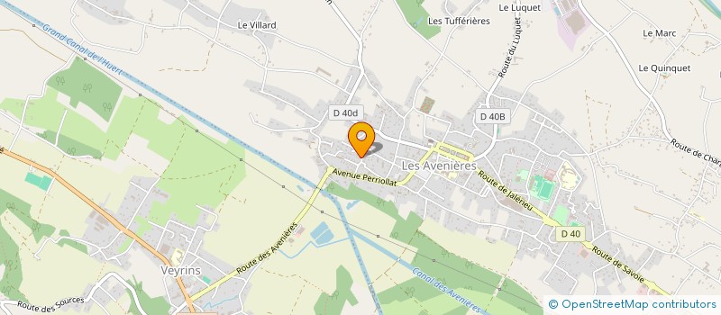 localisation de l'entreprise SCI CHRISTENAT  LES AVENIERES VEYRINS-THUELLIN