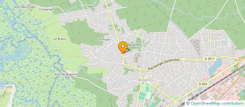 localisation de l'entreprise SCI CHRISTEPH  BIGANOS