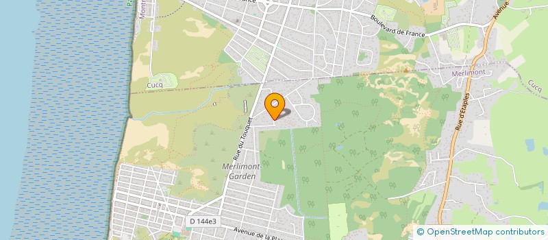 localisation de l'entreprise SCI CHRISTEPH  MERLIMONT