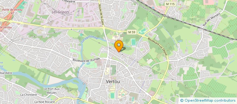 localisation de l'entreprise SCI CHRISTESYL  VERTOU