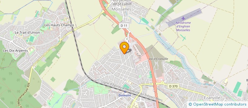 localisation de l'entreprise SCI CHRISTHD  DOMONT