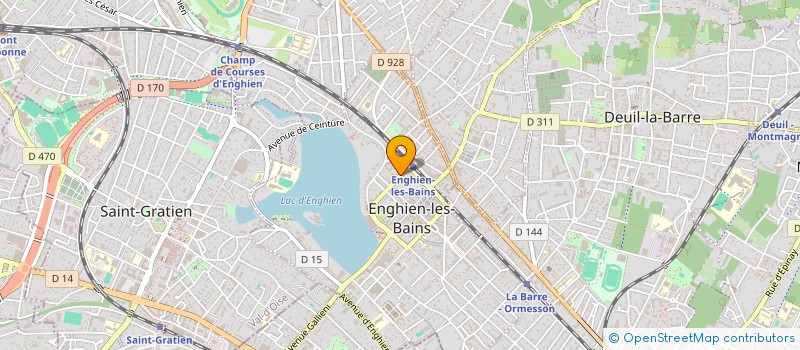 localisation de l'entreprise SCI CHRISTI à ENGHIEN-LES-BAINS
