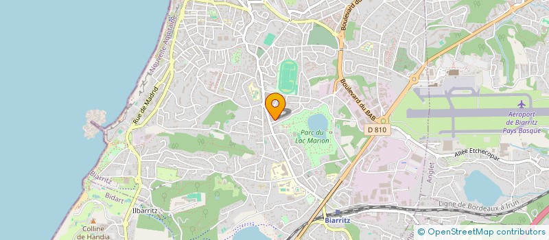 localisation de l'entreprise SCI CHRISTIAN à BIARRITZ