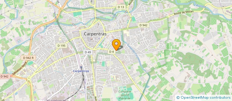 localisation de l'entreprise SCI CHRISTIAN  CARPENTRAS