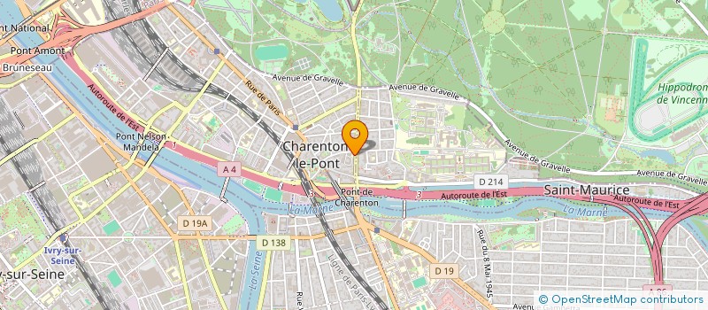 localisation de l'entreprise SCI CHRISTIAN  CHARENTON-LE-PONT