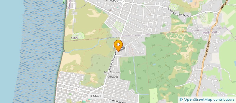 localisation de l'entreprise SCI CHRISTIAN  MERLIMONT