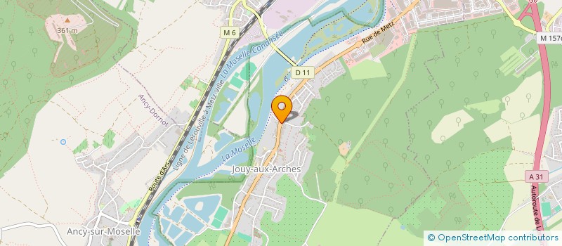 localisation de l'entreprise SCI CHRISTIAN MOENCH  JOUY-AUX-ARCHES