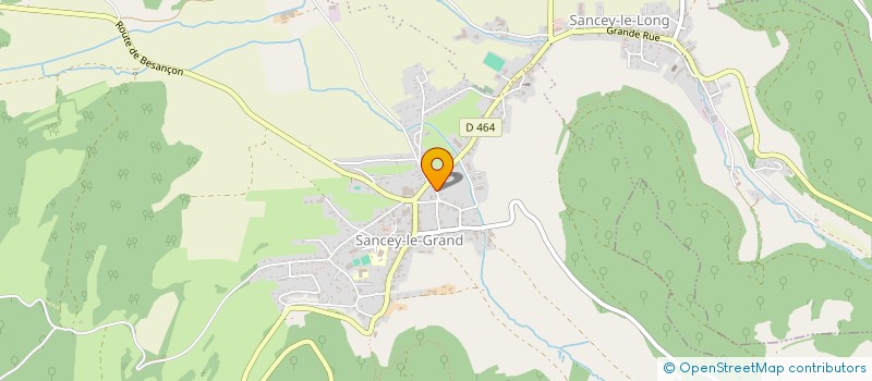 localisation de l'entreprise SCI CHRISTIAN VALLE  SANCEY