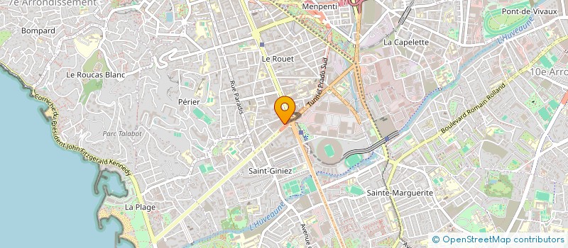 localisation de l'entreprise SCI CHRISTIANA à MARSEILLE