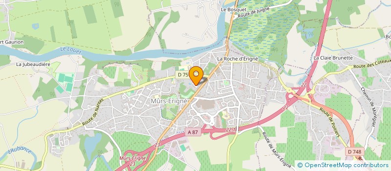 localisation de l'entreprise SCI CHRISTIANA  MURS-ERIGNE