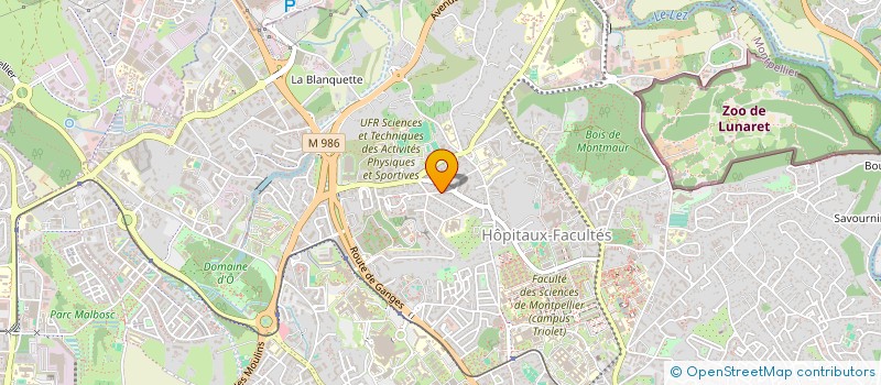 localisation de l'entreprise SCI CHRISTIANE à MONTPELLIER