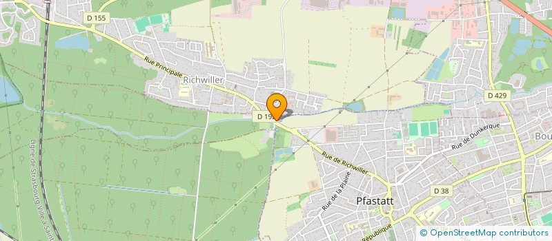 localisation de l'entreprise SCI CHRISTIANE ET ALFRED  RICHWILLER