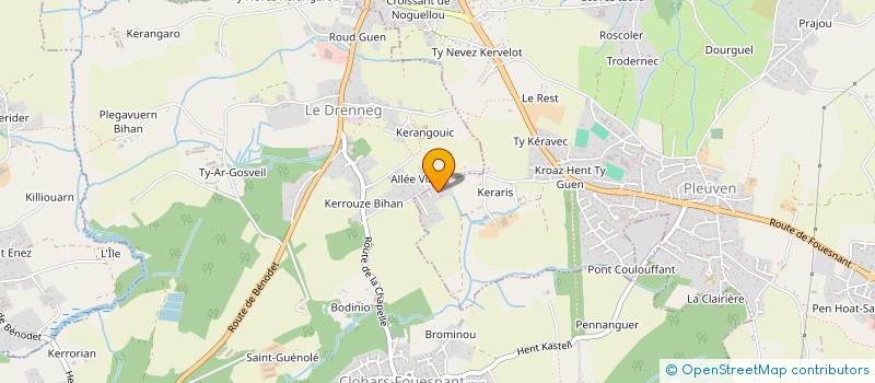 localisation de l'entreprise SCI CHRISTIEN  PLEUVEN