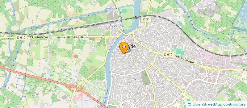 localisation de l'entreprise SCI CHRISTINA  AGDE