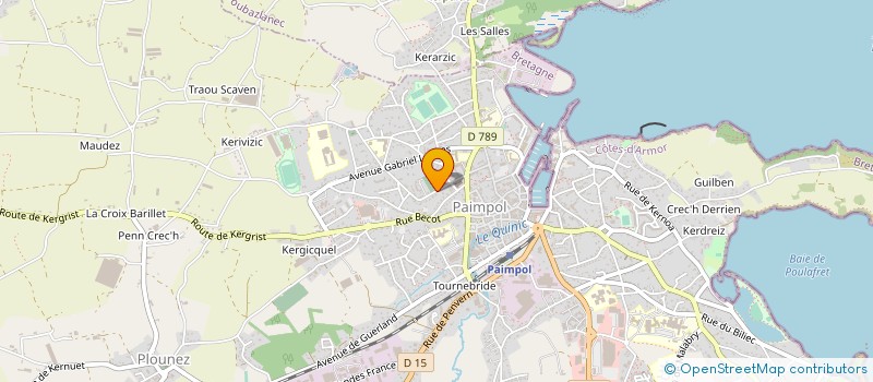 localisation de l'entreprise SCI CHRISTINA  PAIMPOL