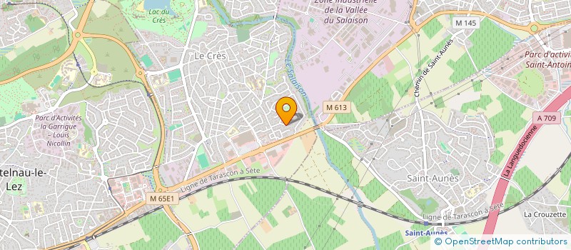 localisation de l'entreprise SCI CHRISTINA  LE CRES