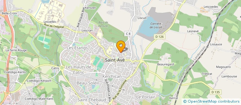 localisation de l'entreprise SCI CHRISTINAT  SAINT-AVE