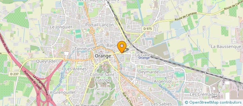 localisation de l'entreprise SCI CHRISTINE à ORANGE