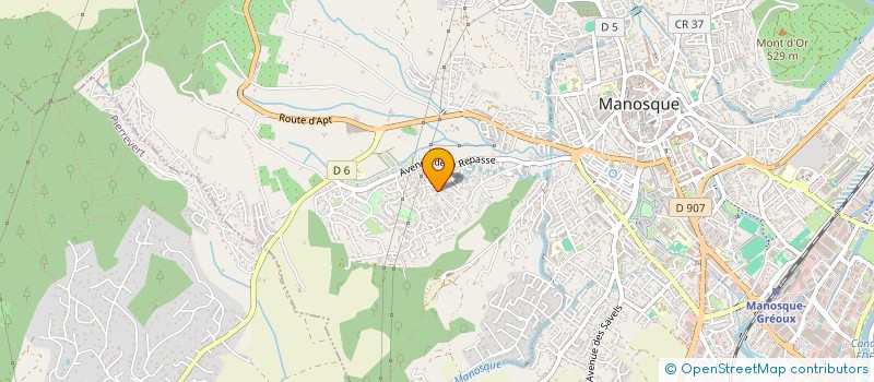 localisation de l'entreprise SCI CHRISTINE à MANOSQUE