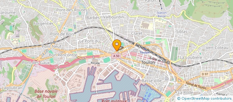 localisation de l'entreprise SCI CHRISTINE  TOULON