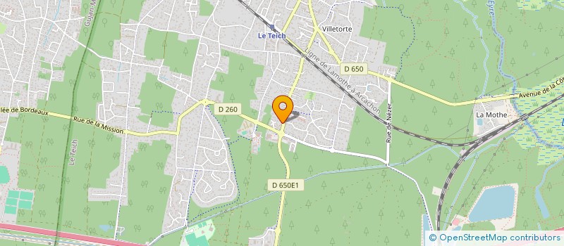 localisation de l'entreprise SCI CHRISTINE  LE TEICH