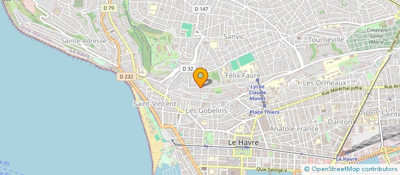 localisation de l'entreprise SCI CHRISTINE à LE HAVRE