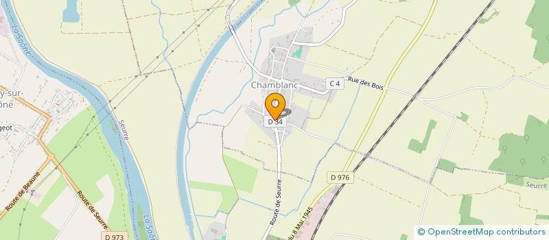 localisation de l'entreprise SCI CHRISTINE ET TONY MAZUE  CHAMBLANC