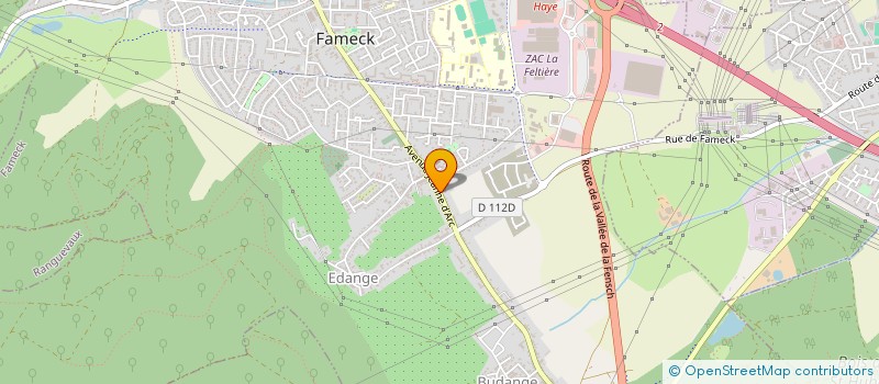 localisation de l'entreprise SCI CHRISTINE GFR  FAMECK