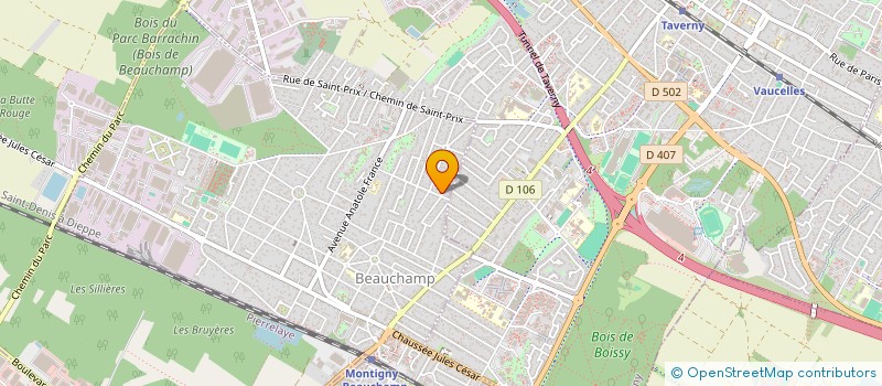 localisation de l'entreprise SCI CHRISTINE-THIERRY-DIGOIN-DANZIN  BEAUCHAMP