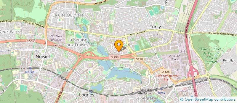 localisation de l'entreprise SCI CHRISTINE VIARDOT ET ASSOCIES  TORCY