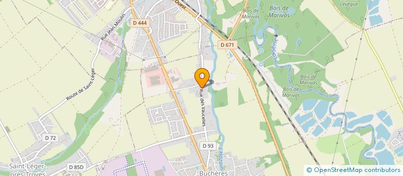 localisation de l'entreprise SCI CHRISTMAS CAROL  BUCHERES