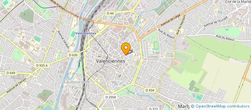 localisation de l'entreprise SCI CHRISTO  VALENCIENNES