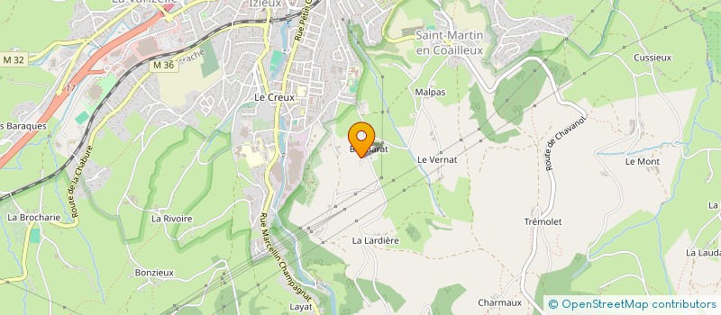 localisation de l'entreprise SCI CHRISTODENT  SAINT-CHAMOND