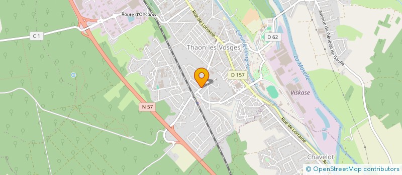 localisation de l'entreprise SCI CHRISTOLAN  THAON-LES-VOSGES