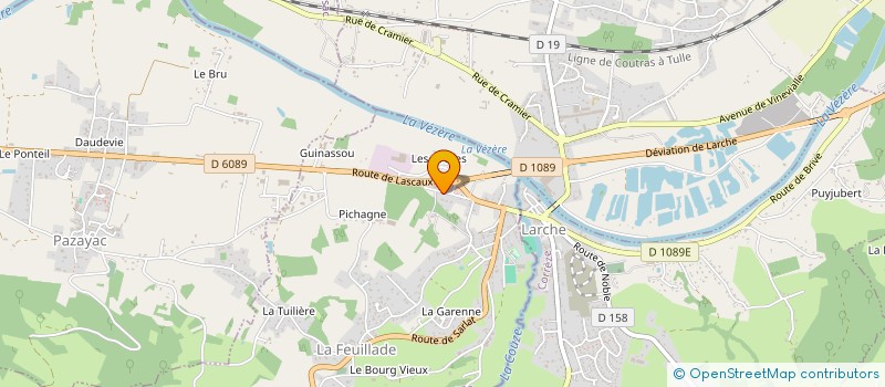 localisation de l'entreprise SCI CHRISTOLE  SARLAT-LA-CANEDA
