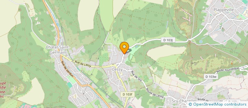 localisation de l'entreprise SCI CHRISTOLINE  LESSY