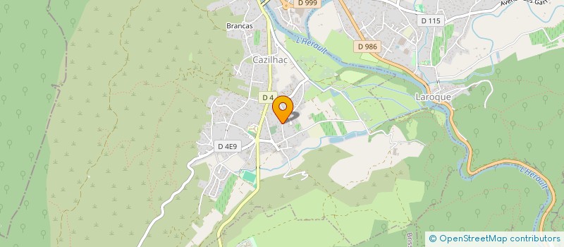 localisation de l'entreprise SCI CHRISTOMARO à CAZILHAC