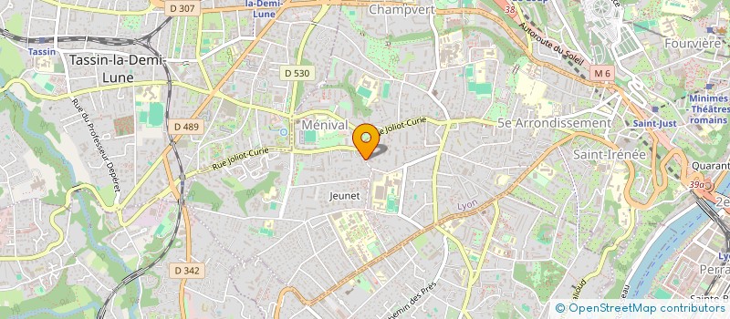 localisation de l'entreprise SCI CHRISTOME  LYON