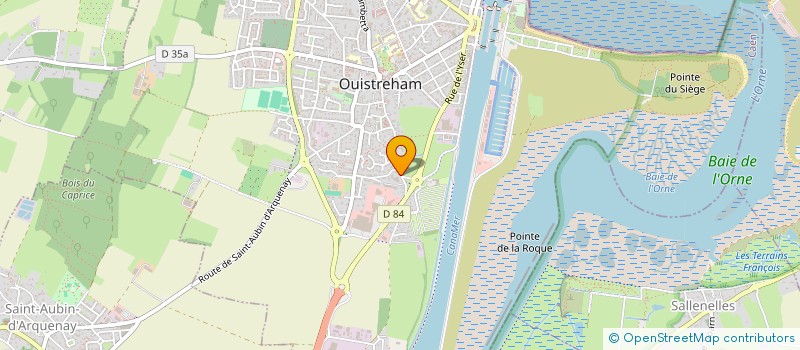 localisation de l'entreprise SCI CHRISTOPHE 1  OUISTREHAM