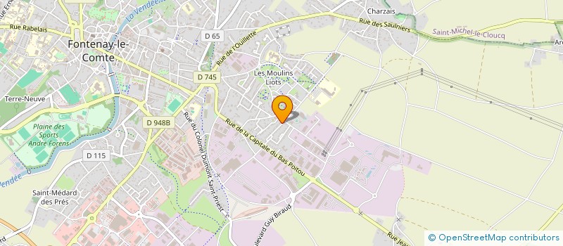 localisation de l'entreprise SCI CHRISTOPHE  FONTENAY-LE-COMTE